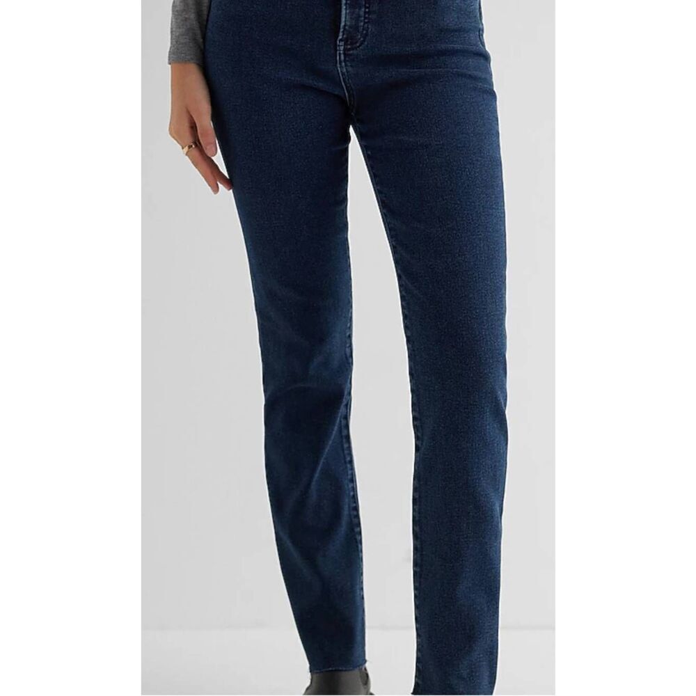 Express 90s Slim High Rise, Dark Navy Wash, Hyper Stretch Jeans, NWT, 4S